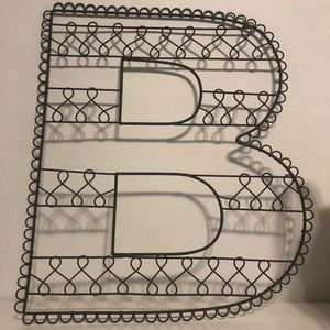 Letter B - photo display / jewelry hanger